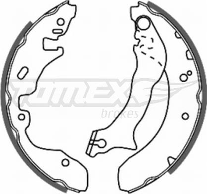 TOMEX brakes TX 20-84 - Set saboti frana parts5.com