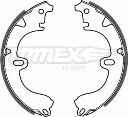 TOMEX brakes TX 20-82 - Sada brzdových čeľustí parts5.com