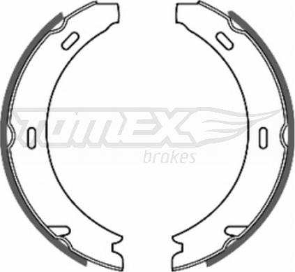 TOMEX brakes TX 20-37 - Set saboti frana parts5.com