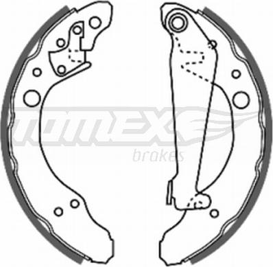 TOMEX brakes TX 20-24 - Σετ σιαγόνων φρένων parts5.com