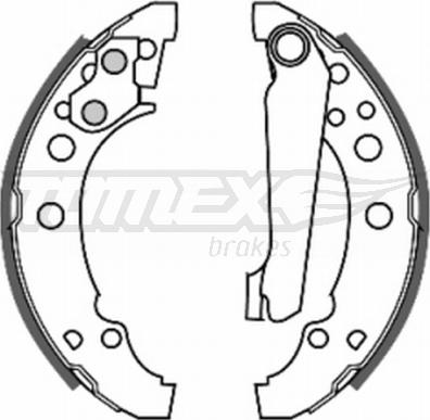 TOMEX brakes TX 20-23 - Juego de zapatas de frenos parts5.com