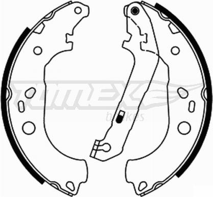 TOMEX brakes TX 21-95 - Set saboti frana parts5.com