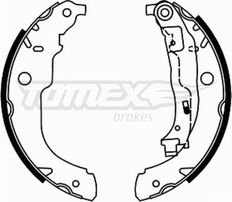 TOMEX brakes TX 21-96 - Set saboti frana parts5.com