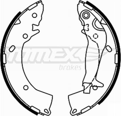 TOMEX brakes TX 21-92 - Set saboti frana parts5.com