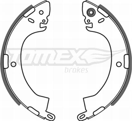 TOMEX brakes TX 21-44 - Brake Shoe Set parts5.com