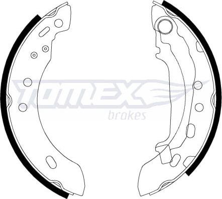 TOMEX brakes TX 21-47 - Garnitura zavorne celjusti parts5.com