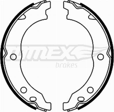 TOMEX brakes TX 21-68 - Komplet kočionih papuča parts5.com