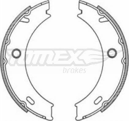 TOMEX brakes TX 21-18 - Brake Shoe Set parts5.com