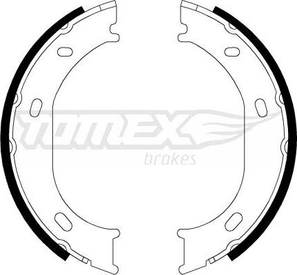 TOMEX brakes TX 21-17 - Комплект спирачна челюст parts5.com