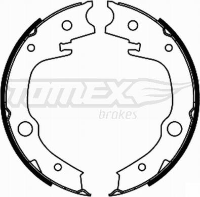 TOMEX brakes TX 21-86 - Sada brzdových čelistí parts5.com