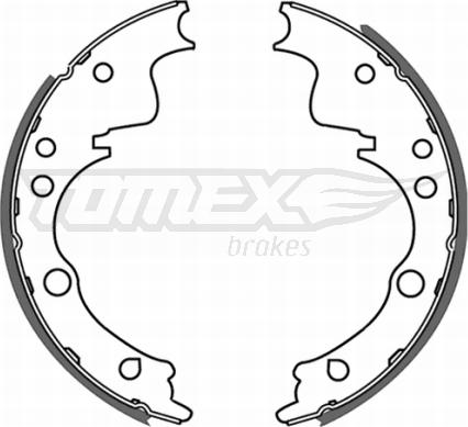 TOMEX brakes TX 21-39 - Set saboti frana parts5.com