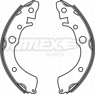 TOMEX brakes TX 21-35 - Fren pabuç takımı parts5.com