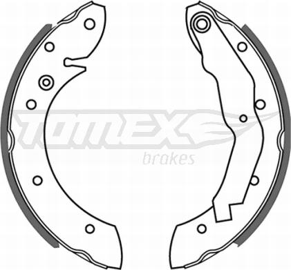 TOMEX brakes TX 21-33 - Set saboti frana parts5.com