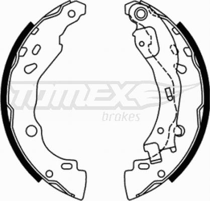 TOMEX brakes TX 21-77 - Garnitura zavorne celjusti parts5.com