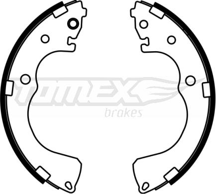 TOMEX brakes TX 22-99 - Set saboti frana parts5.com