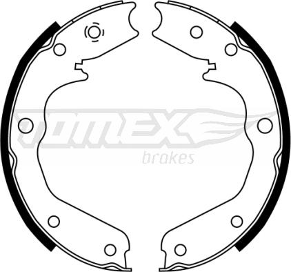 TOMEX brakes TX 22-43 - Juego de zapatas de frenos parts5.com