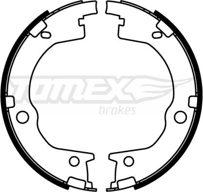 TOMEX brakes TX 22-55 - Set saboti frana parts5.com