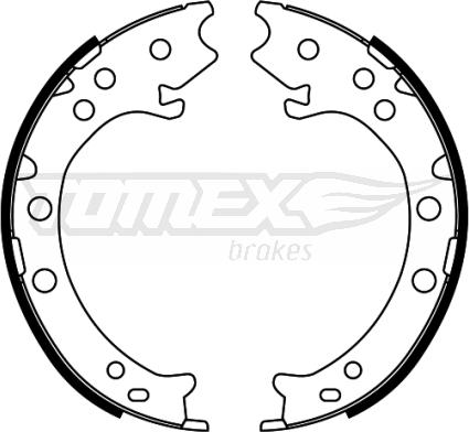 TOMEX brakes TX 22-52 - Σετ σιαγόνων φρένων parts5.com