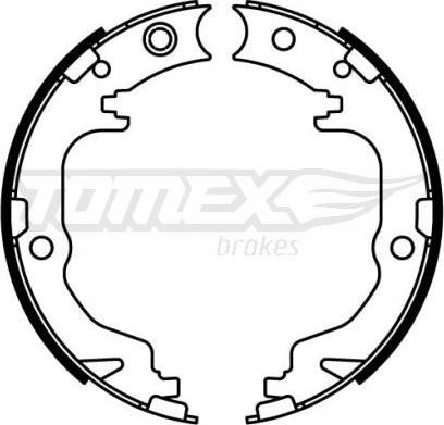 TOMEX brakes TX 22-60 - Set saboti frana parts5.com