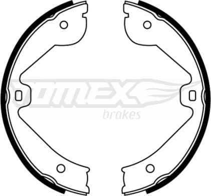 TOMEX brakes TX 22-67 - Brake Shoe Set parts5.com