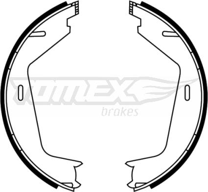 TOMEX brakes TX 22-11 - Bremsbackensatz parts5.com