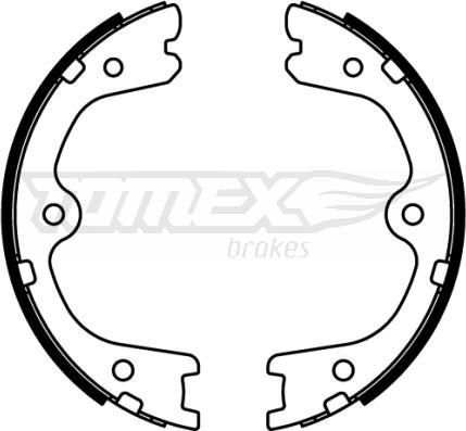 TOMEX brakes TX 22-23 - Set saboti frana parts5.com