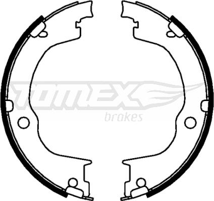 TOMEX brakes TX 22-77 - Set saboti frana parts5.com