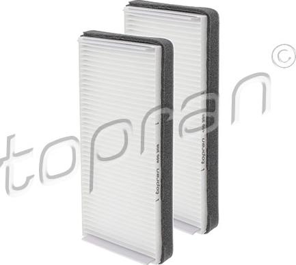 Topran 400 208 - Filter, interior air parts5.com