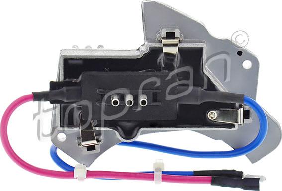 Topran 401 680 - Regulator, wentylator nawiewu do wnętrza pojazdu parts5.com