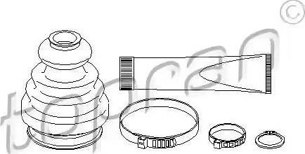 Topran 401 245 - Paljekumi, vetoakseli parts5.com