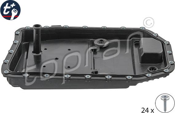 Topran 500 992 - Oil sump, automatic transmission parts5.com