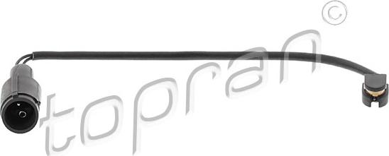 Topran 500 662 - Senzor de avertizare,uzura placute de frana parts5.com