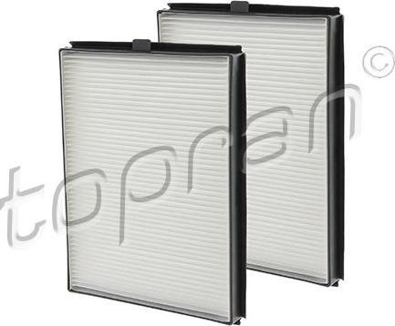 Topran 500 222 - Filter, interior air parts5.com