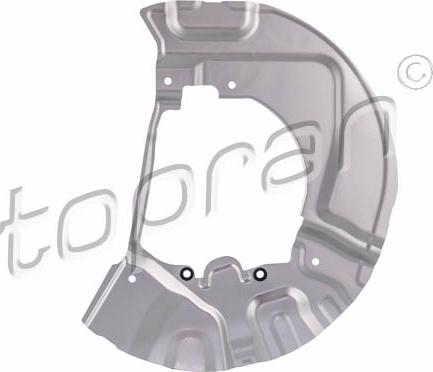 Topran 503 008 - Protectie stropire,disc frana parts5.com