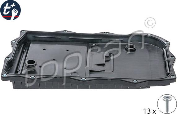 Topran 502 152 - Oil sump, automatic transmission parts5.com