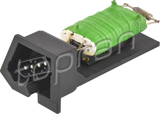 Topran 502 881 - Rezistor, ventilator habitaclu parts5.com