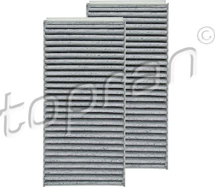 Topran 502 783 - Filter, interior air parts5.com