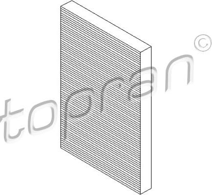 Topran 108 412 - Szűrő, utastér levegő parts5.com