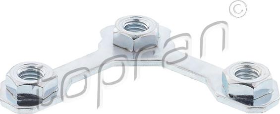 Topran 108 160 - Securing Plate, ball joint parts5.com