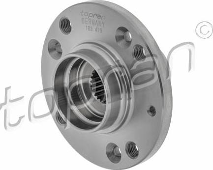 Topran 103 479 - Butuc roata parts5.com