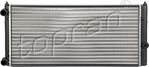 Topran 103 004 - Radiator, engine cooling parts5.com