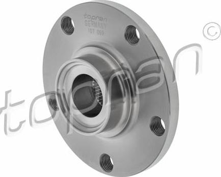 Topran 107 099 - Buje de rueda parts5.com