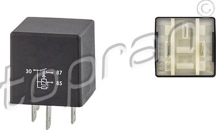 Topran 107 263 - Relay, fuel pump parts5.com