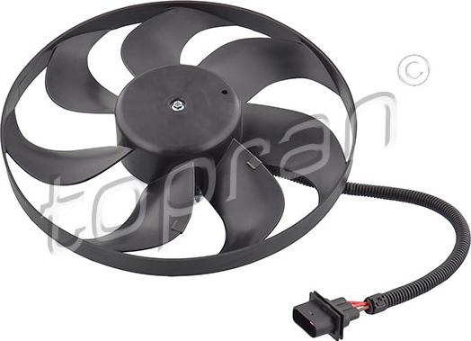 Topran 107 705 - Fan, radiator parts5.com