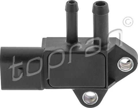 Topran 114 224 - Capteur, pression des gaz échappement parts5.com