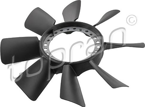 Topran 111 409 - Fan Wheel, engine cooling parts5.com