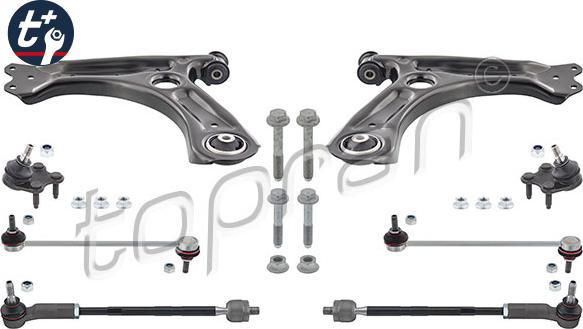 Topran 118 426 - Link Set, wheel suspension parts5.com