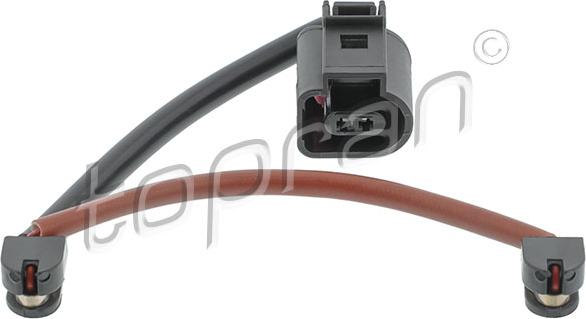 Topran 113 550 - Senzor de avertizare,uzura placute de frana parts5.com