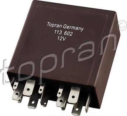 Topran 113 602 - Przekaźnik, przerywacz pracy wycieraczek parts5.com