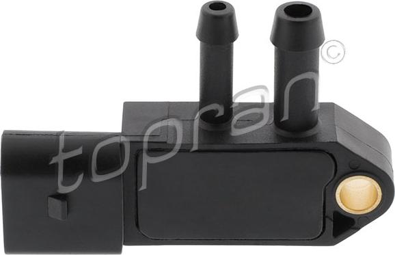 Topran 113 738 - Capteur, pression des gaz échappement parts5.com